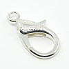 Tibetan Style Alloy Lobster Claw Clasps PALLOY-O027-S01-1