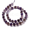 Natural Amethyst Beads Strand G-M367-28B-2