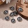 Platinum Plated Alloy Charms ENAM-S118-02H-P-5