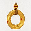 Round Shape Brass Pendants for Women NJEW-BB66393-A-4