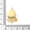 Golden Brass Pendants KK-A198-01G-04-3