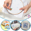 6Pcs 3 Colors 11CT Cross Stitch Fabric Sheets AJEW-PH0006-56-5