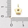 Rack Plating Brass Micro Pave Cubic Zirconia Pendants KK-P247-12G-3