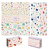 90Pcs 9 Styles Flower Pattern Soap Paper Tag DIY-WH0399-69-035-1