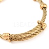 Adjustable 304 Stainless Steel Charm Bangles BJEW-F326-03G-3