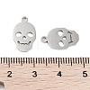 Non-Tarnish 316 Surgical Stainless Steel Pendants STAS-C096-08A-P-3