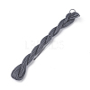 Round Waxed Polyester Cord X-YC-WH0005-01-2