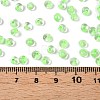 6/0 Inside Colours Transparent Glass Seed Beads SEED-T007-07D-4