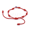 Adjustable Nylon Thread Charm Bracelets BJEW-JB06274-8