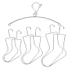 7Pcs 4 Styles Stainless Steel Sock Stretchers AJEW-UN0003-38A-1