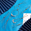 HOBBIESAY 10Pcs Adjustable 304 Stainless Steel Slider Bracelets Making STAS-HY0001-41-4