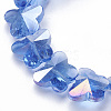 Electroplate Glass Beads EGLA-Q091-14mm-B10-3