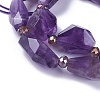 Natural Amethyst Beads Strands G-L492-16-2