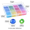 2016Pcs 12 Colors Transparent Acrylic Beads TACR-YW0001-61-4