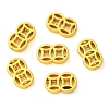 Rack Plating Hollow Brass Beads KK-G501-10G-1