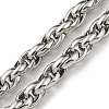 201 Stainless Steel Rope Chain Necklace STAS-Z056-03P-2