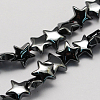 Non-magnetic Synthetic Hematite Beads Strands G-Q899-8mm-2