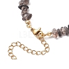 Natural Apatite Chip Beaded Bracelets for Women BJEW-JB11742-08-4
