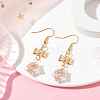 Glass Star Dangle Earrings EJEW-JE05548-05-2