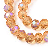 Electroplate Glass Beads Strands LS-EGLA-A034-T10mm-L23-2