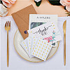 40 Sheets 4 Patterns PVC Waterproof Self-Adhesive Sticker Sets STIC-OC0001-11E-6