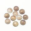 Natural Gray Agate Cabochons G-R416-6mm-15-1