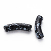 Opaque Spray Painted Acrylic Beads LS-MACR-S372-002F-B01-2