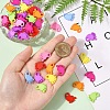 100Pcs Baby Shower Ornaments Acrylic Baby Feet Pendants MACR-YW0004-07-5
