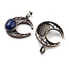 Dyed Natural Lapis Lazuli Pendants G-L602-01R-13-2