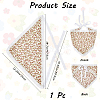 Flower Decor Lace Triangle Bandanas OHAR-WH20005-08B-2