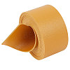 2M Flat Double Face Lychee Pattern Imitation Leather Band LC-WH0010-01B-05-1