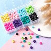 176Pcs 8 Colors Handmade Polymer Clay Beads CLAY-YW0001-81-5