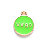 Alloy Enamel Pendants ENAM-S124-01B-06B-3