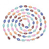 Brass Enamel Chains CHC-T012-24P-2