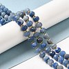 Natural Blue Aventurine Beads Strands G-P508-A13-01-2