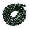 Transparent Glass Beads Strands EGLA-N013-T10mm-D15-2
