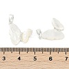 Natural White Shell Butterfly Pendants KK-U043-25S-3