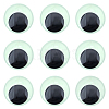 Luminous Self Adhesive Plastic Wiggle Googly Eyes Cabochons KY-WH20002-02A-1