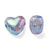 Transparent Crackle Acrylic Beads OACR-P010-14D-2