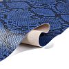 Snakeskin Pattern PU Leather Fabric DIY-XCP0002-54B-3