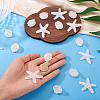 26Pcs 2 Styles UV Plating Ocaen Theme Transparent Resin Cabochons CRES-TA0001-54-6