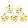 PVD Vacuum Plating 304 Stainless Steel Pendants STAS-N092-92G-1