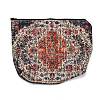 Bohemian Flower Printed Linen Storage Zipper Clutch Bags ABAG-Z002-03A-1