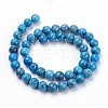 Natural Map Stone/Picasso Stone/Picasso Jasper Beads Strands X-G-F520-43-8mm-2