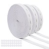 Flat Elastic Cord/Bands with Buttonhole OCOR-FG0001-02A-1