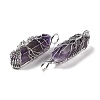 Natural Amethyst Big Pointed Pendants G-I322-02P-05-4