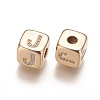 Brass Micro Pave Cubic Zirconia Beads KK-K238-16G-J-2