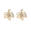 Brass Stud Earrings Finding for Women LS-KK-A244-12G-1