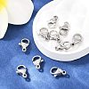 Non-Tarnish 316 Surgical Stainless Steel Lobster Claw Clasps X-STAS-316-FL10A-6