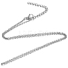 304 Stainless Steel Pendant Necklaces NJEW-H430-06P-3